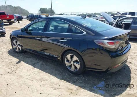 2016 Hyundai Sonata Hybrid Limited из США, поврежденный, VIN KMHE34L16GA008452